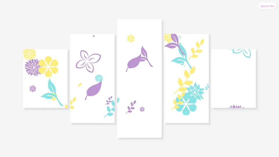 Generative Bedroom Wall Art
