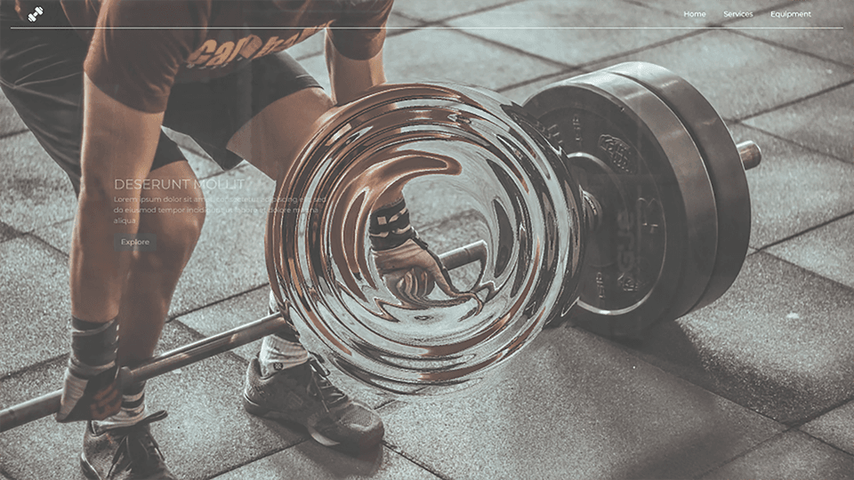 Image slider ripple effect