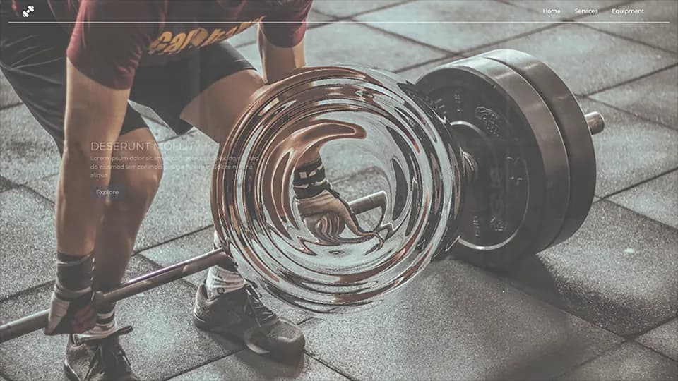 Image slider ripple effect
