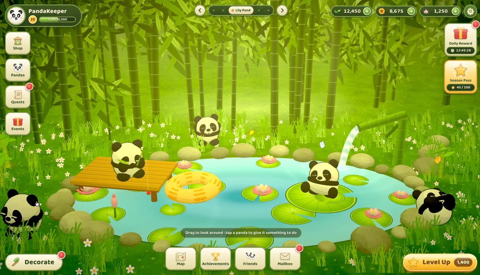Pandas Cozy Game