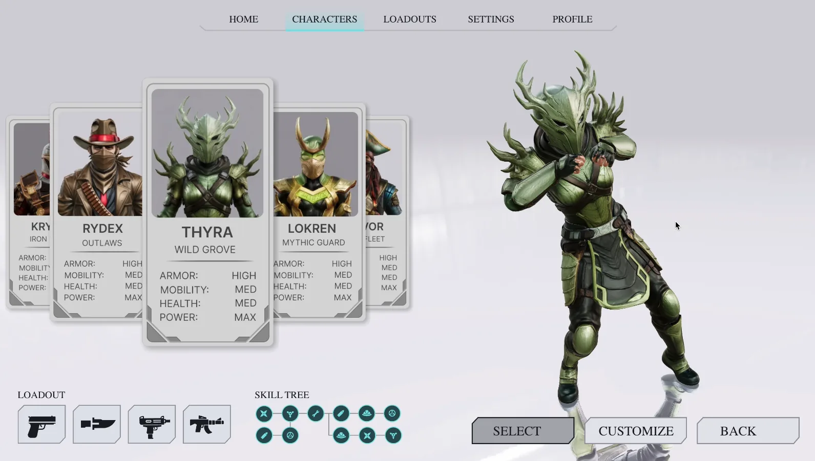 Game Hero UI