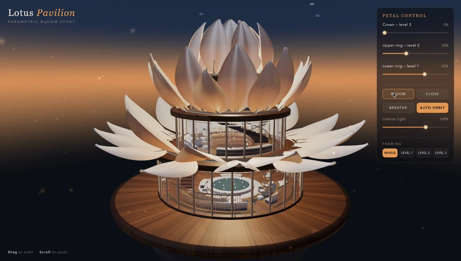 Lotus Building Mechanism